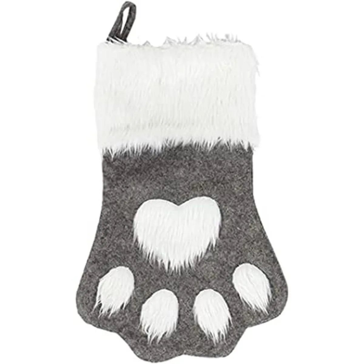 SherryDC Calcetines de Navidad con diseño de pata de gato_1