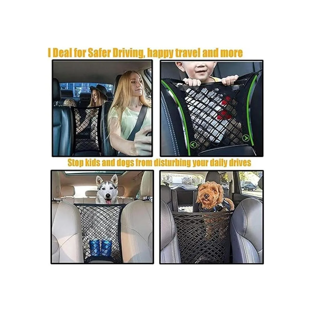 DYKESON Barrera de red para perros y mascotas con