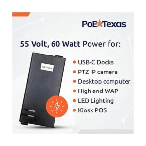 Gigabit IEEE 802.3bt PoE Inyector de doble firma con_5