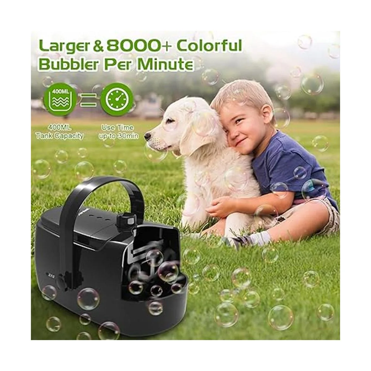 Máquina de burbujas duradera y automática soplador de_3