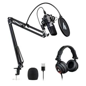 MAONO AUA04H Micrófono USB con juego de auriculares de_1