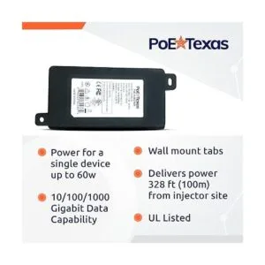 Gigabit IEEE 802.3bt PoE Inyector de doble firma con_3