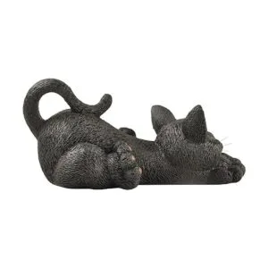 Figura caprichosa para descansar con gato negro colección_4