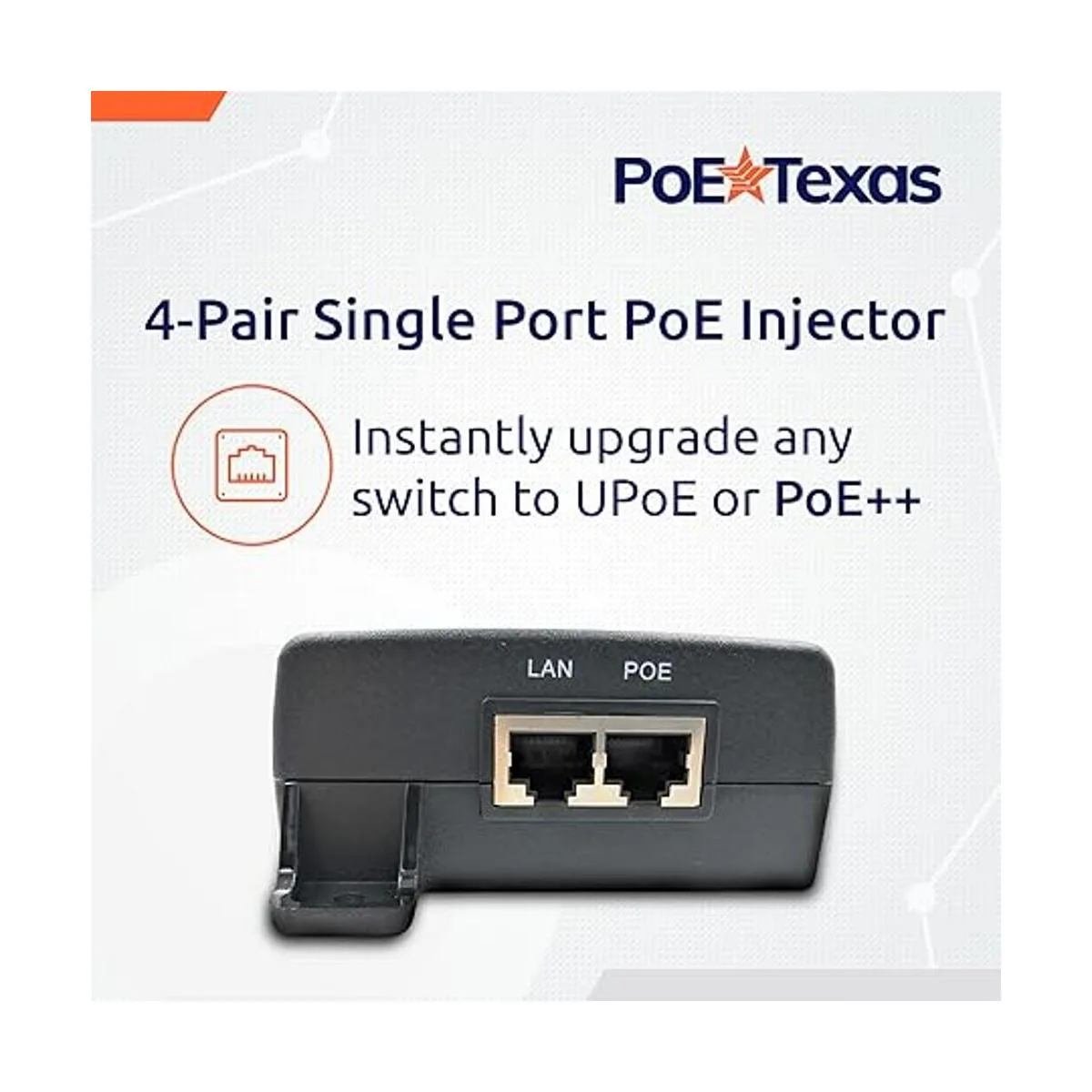 Gigabit IEEE 802.3bt PoE Inyector de doble firma con_2