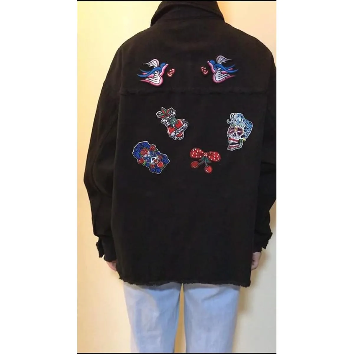 CutePatch Parche bordado de calavera de azúcar de Halloween_4