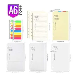 Papel de repuesto A6 paquete de 3 45 piezas A6 de papel_2