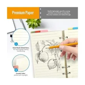 Papel de repuesto A6 paquete de 3 45 piezas A6 de papel_3