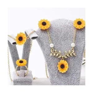 PH PandaHall Cabujones de resina de girasol 0.591 in