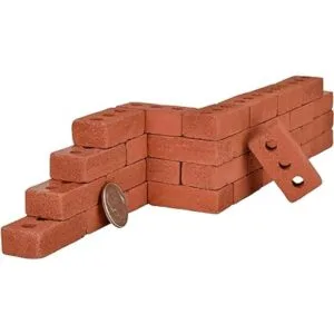 Acacia Grove Mini ladrillos rojos con palet escala 16_2