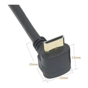 Mini HDMI a HDMI de 5.9 in de 90 grados de ángulo mini_5