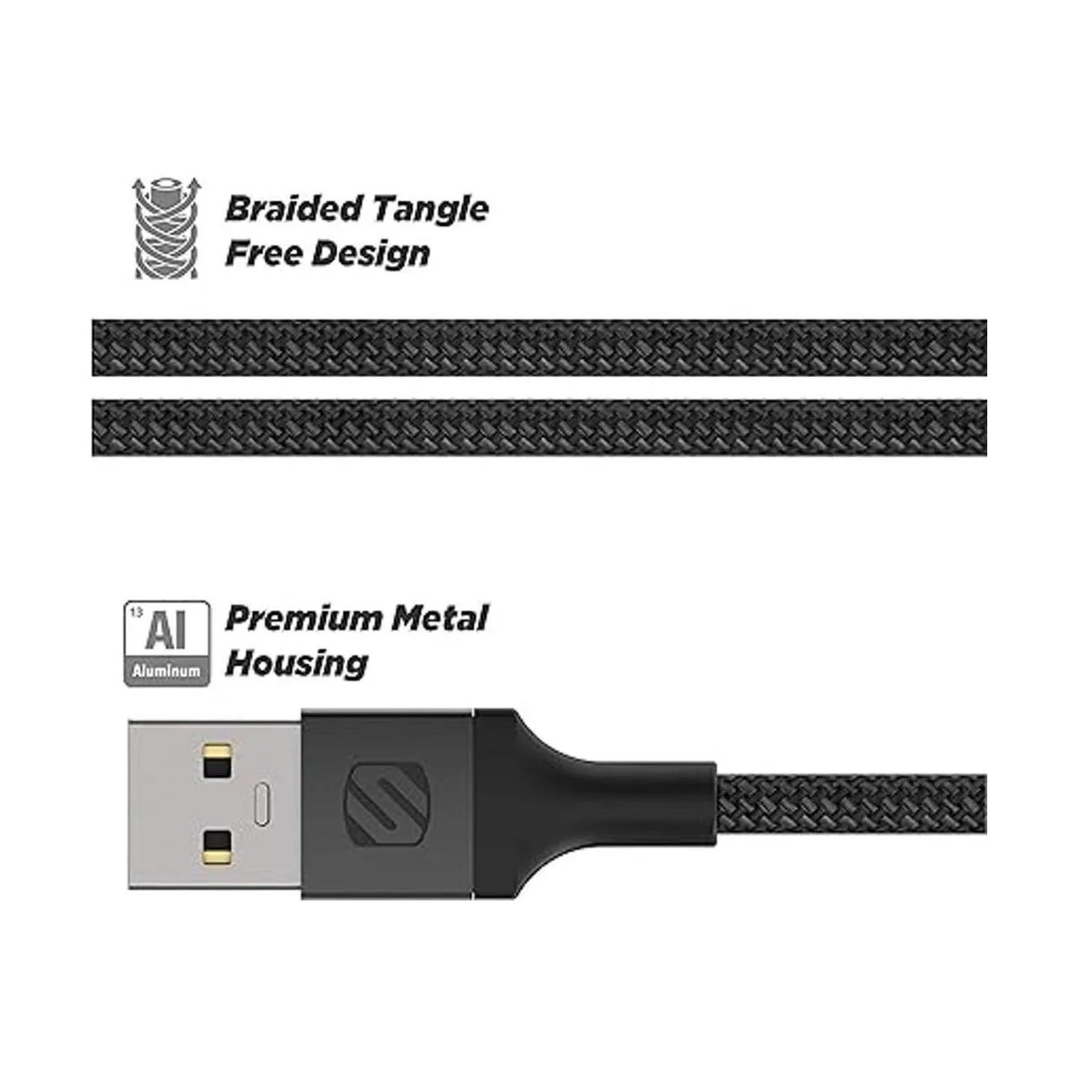 SCOSCHE i3B1SGSP MFi Certified Strikeline Sync Cable de_3