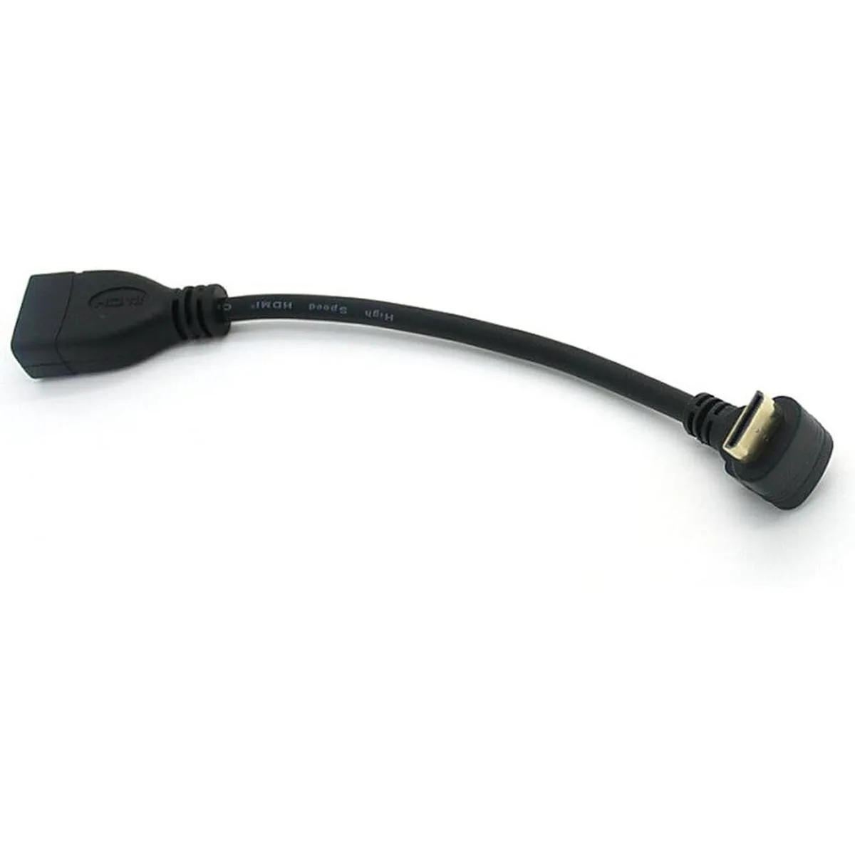 Mini HDMI a HDMI de 5.9 in de 90 grados de ángulo mini_4