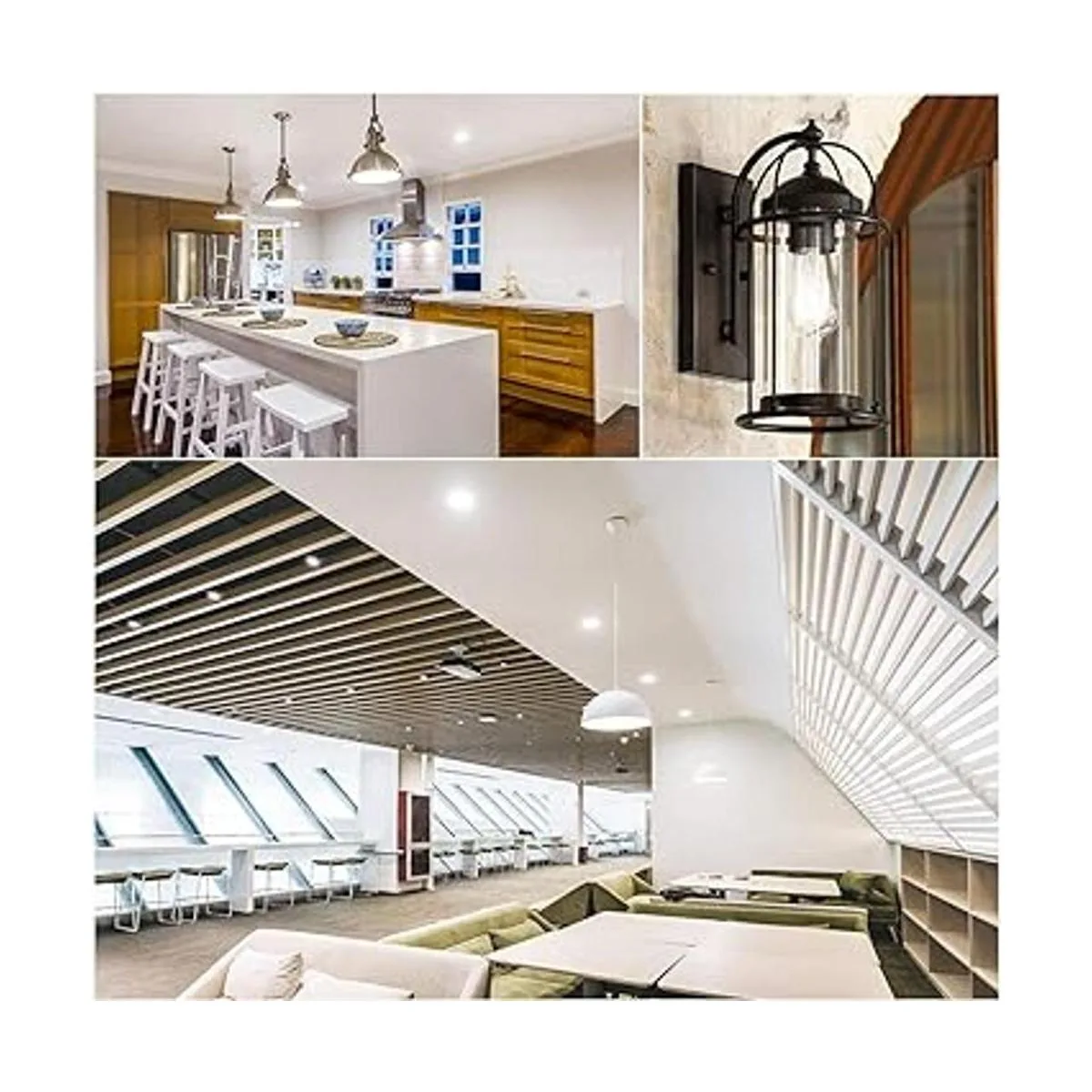 LEOOLS Bombilla LED Edison regulable de 10 W equivalente