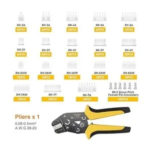 PEBA Kit de herramientas de crimpado JST XH Juego de