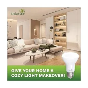 Bioluz Paquete de 10 bombillas LED BR20 de 6 W 50 W_4