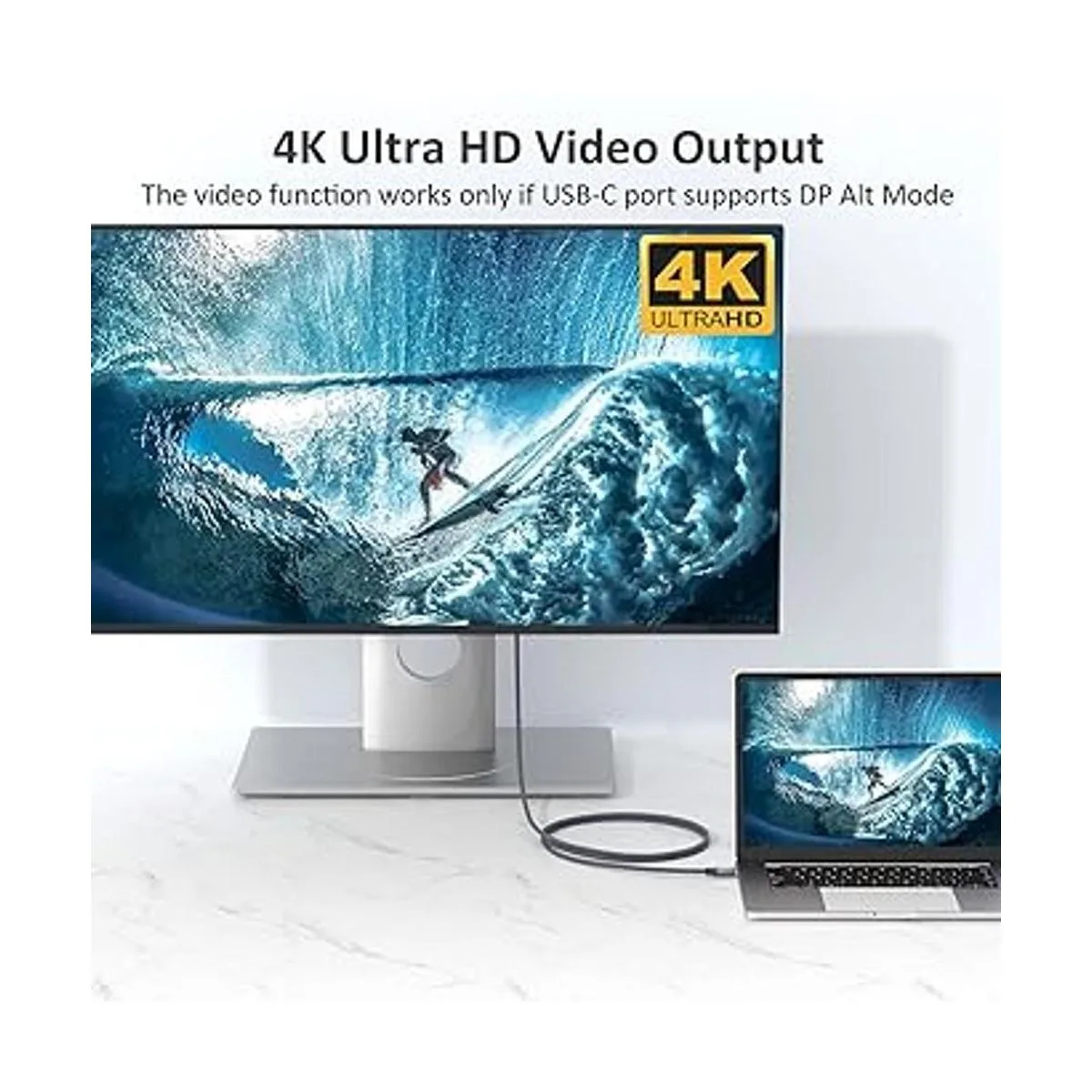 Cable USB C a USB C de 100 W 1.5 pies paquete de 2_2