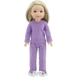 Emily Rose Wellie Wisher Ropa de muñeca de 14 pulgadas