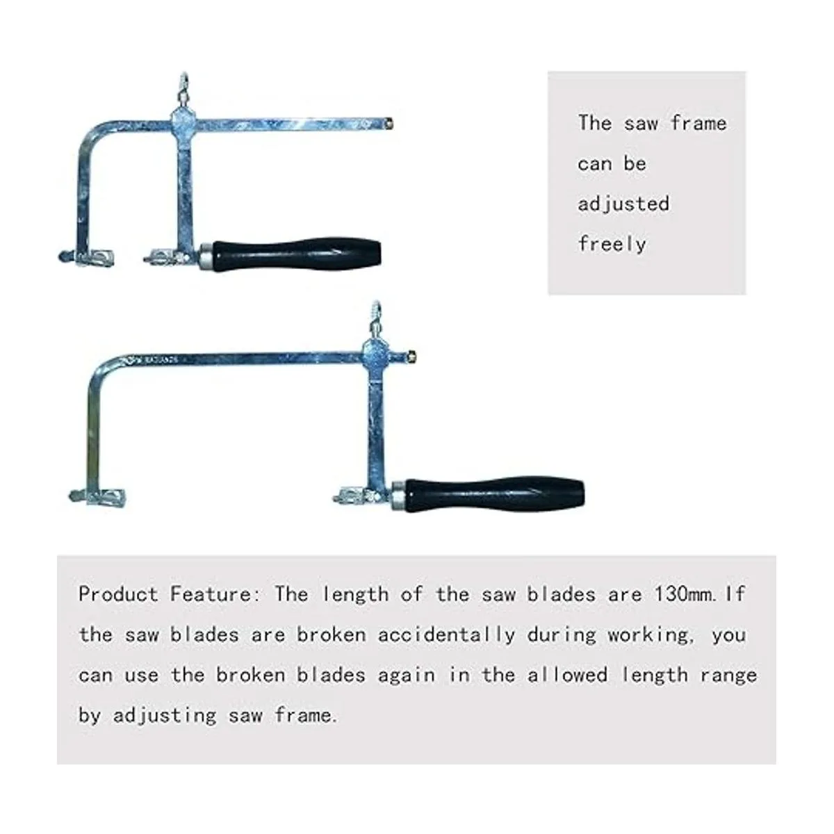 HEYMOUS Juego de marcos de sierra de joyero con cuchillas_5