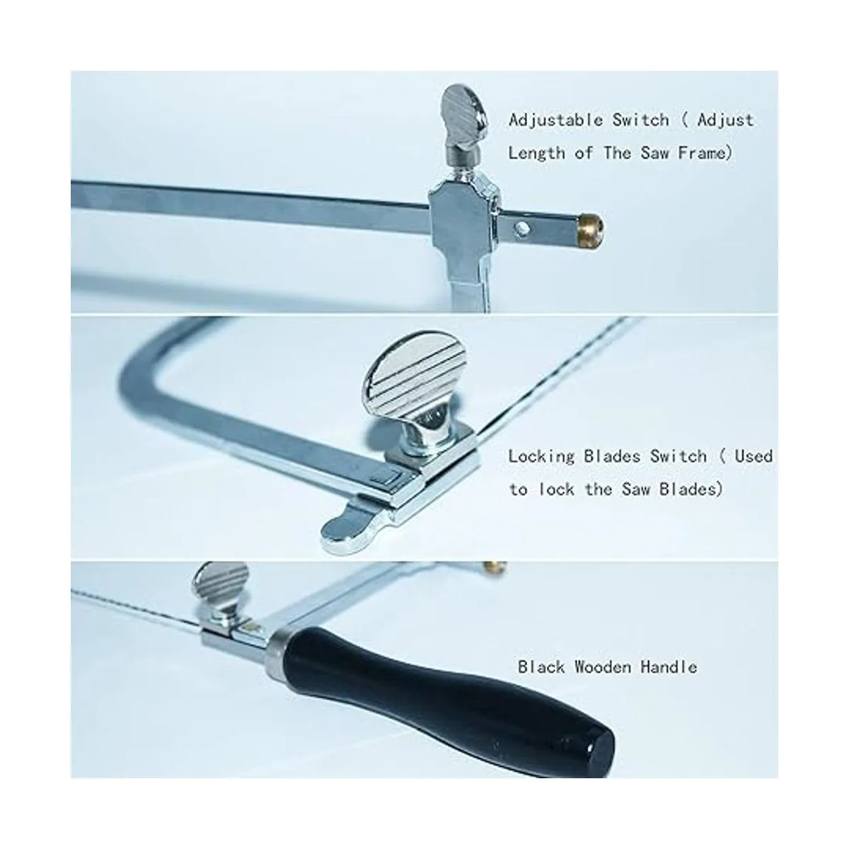 HEYMOUS Juego de marcos de sierra de joyero con cuchillas_2