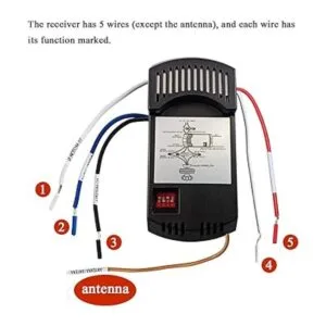 Kit universal de control remoto de ventilador de techo con_5