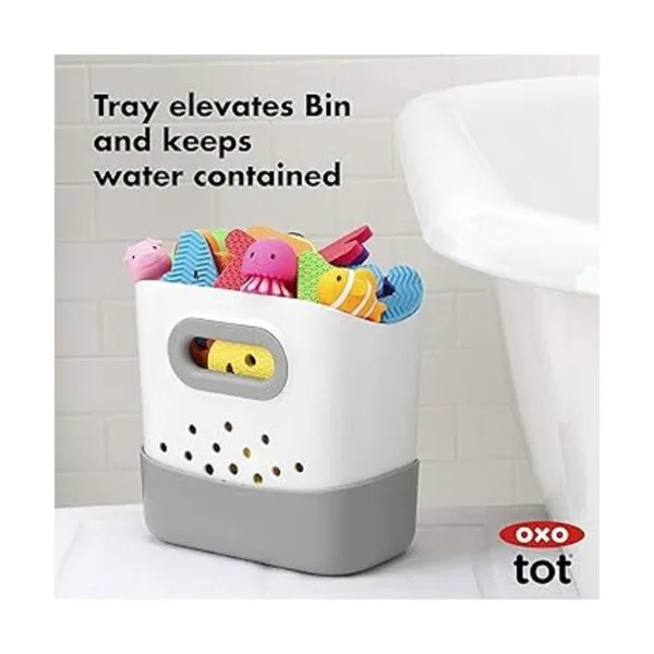 OXO Tot Cubo de juguete de baño de pie_4