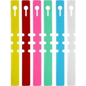 KINJOEK 1200 etiquetas de plantas de 6 colores etiquetas