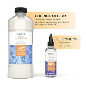 Nicpro Kit de vertido acrílico suministros de inicio para