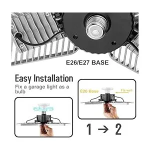 LZHOME Luces LED de garaje luces de techo LED deformables