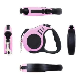 PETIMP Correa retráctil ligera y portátil de 16 pies con_2