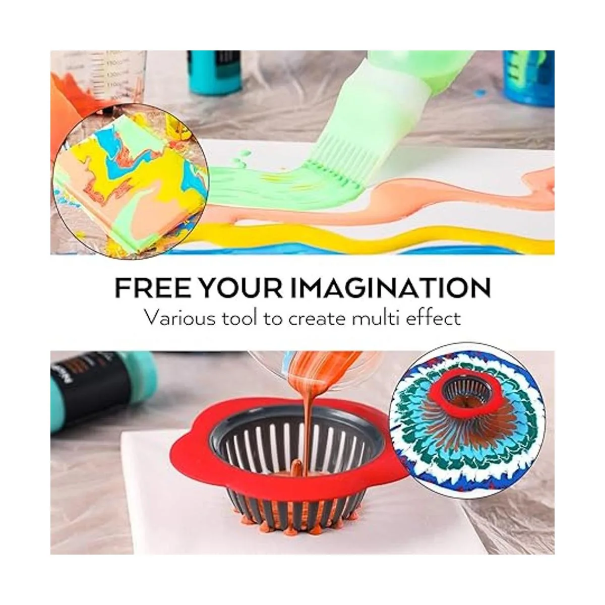 Nicpro Kit de vertido acrílico suministros de inicio para