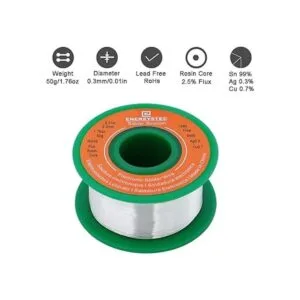 Alambre de soldadura ultrafino 0.012 in Rosin Core Flux_2