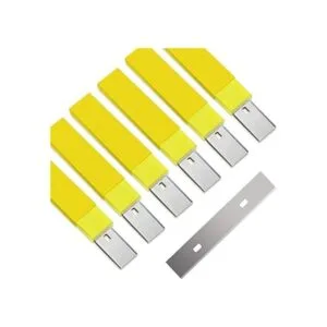 Cuchillas de afeitar de acero inoxidable de repuesto de 4