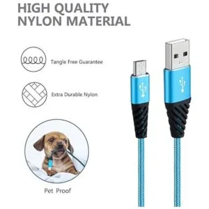 Boenoea Cargador rápido para teléfono Android de 10 pies_5