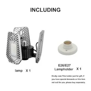 LZHOME Luces LED de garaje luces de techo LED deformables