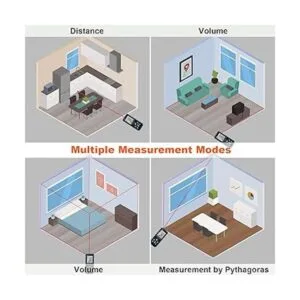 Medidor láser de 165 pies medidor de distancia láser