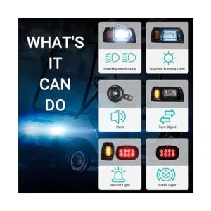 10L0L Kit de luces LED para carrito de golf 12 V48 V_2