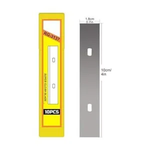 Cuchillas de afeitar de acero inoxidable de repuesto de 4