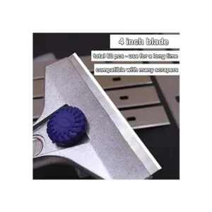 Cuchillas de afeitar de acero inoxidable de repuesto de 4