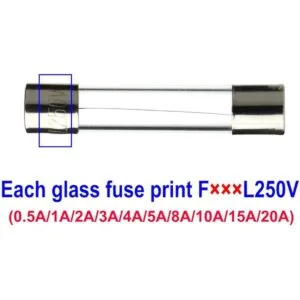 Gebildet Fusibles de vidrio de soplado rápido de 0.197 x_2