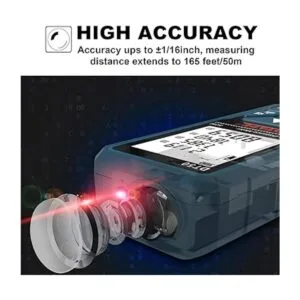 Medidor láser de 165 pies medidor de distancia láser