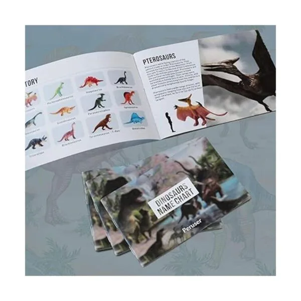 Peruser Dinosaurs Toys Paquete de 12 figuras realistas de_4