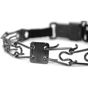 Herm Sprenger Collar de entrenamiento de perro de acero