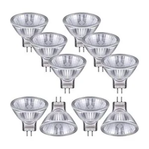 10 bombillas halógenas MR11 de 12 V FTD base bipin GU4
