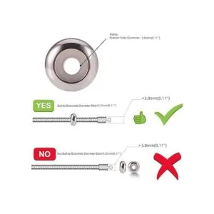 PH PandaHall 35 piezas de acero inoxidable 304