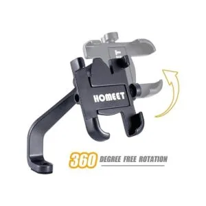 Homeet Soporte para teléfono de motocicleta soporte de_4