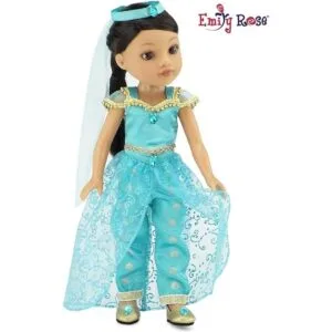 Emily Rose Muñeca de 14 pulgadas 4 piezas joyería de 14_6