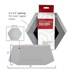 Leashboss Cuenco de agua para perro de viaje sin_2