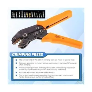 Glarks 486 alicates de crimpadora de alambre con juego de_3