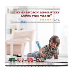 Juego de tren juguete eléctrico de tren para niños y_2