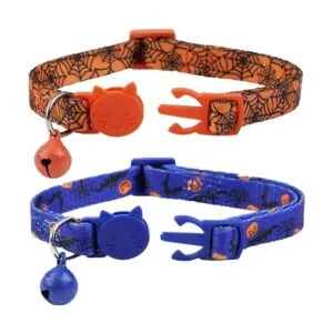 Halloween Cat Collar Set of 2 Kitten Collars